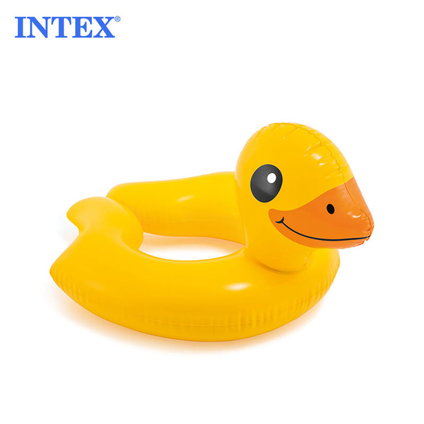 INTEX Cute Animals Split Swim Rings - 3-6 years Yellow Duck