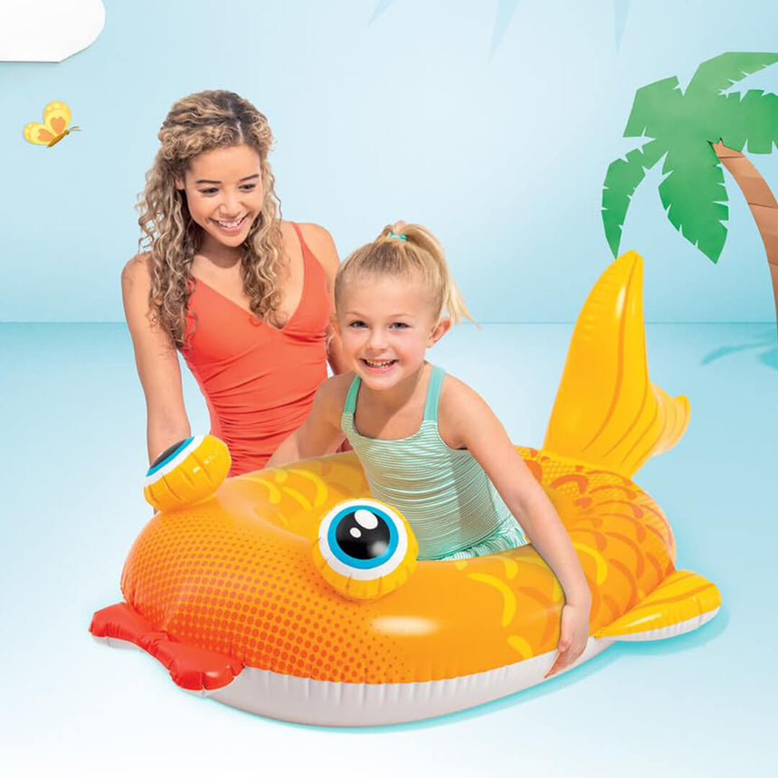 INTEX Inflatable Pool Ride-On Floats – Plane, Fish & Boat