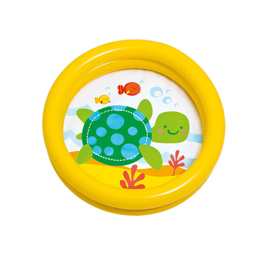 Intex inflatable pool for children ages 1 to 3, yellow turtle