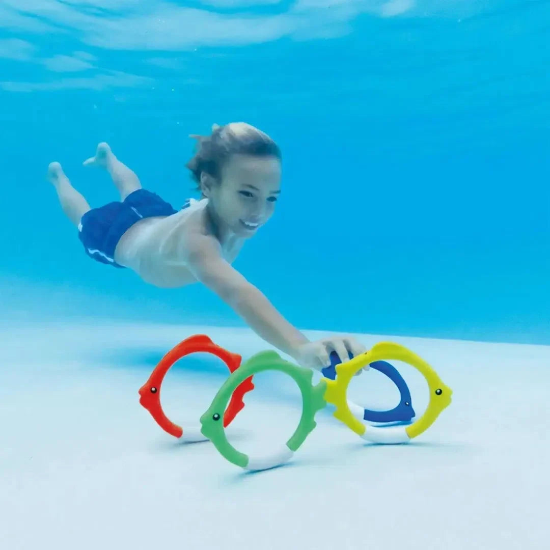 INTEX Underwater Fish Rings Set of 4 pieces