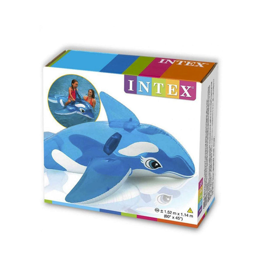 INTEX Whale Ride-On – Inflatable Pool Float for Kids