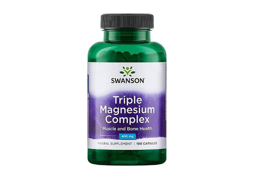 Swanson Triple Magnesium Complex 400 mg 10 Capsules