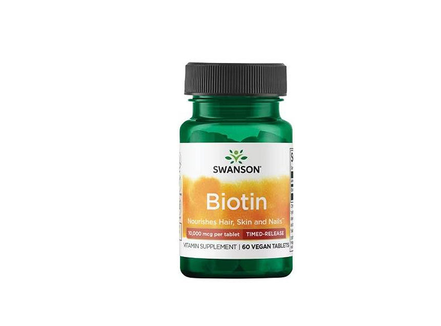 Swanson Biotin Hair Skin Nails 5000Mcg 30 Pieces