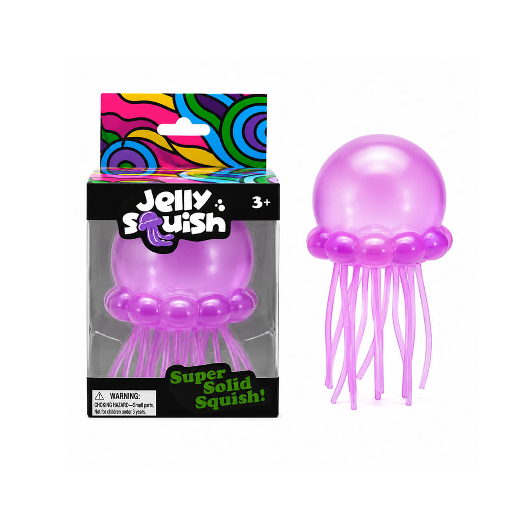 Jelly Squish sensory squeeze toy for kids, purple color