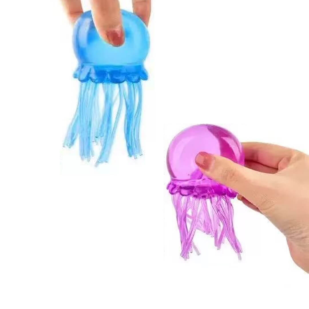 Kids' squeeze toy with jellyfish design