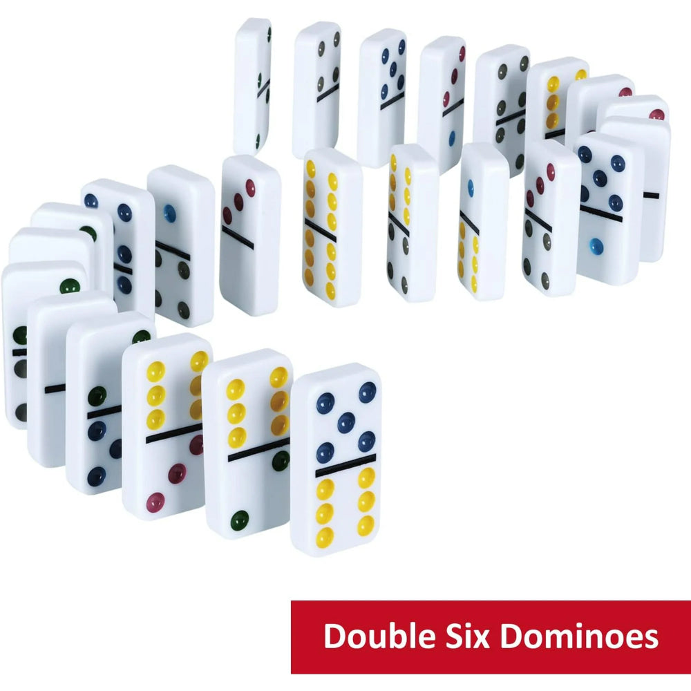 Double Six Dominoes Game Set