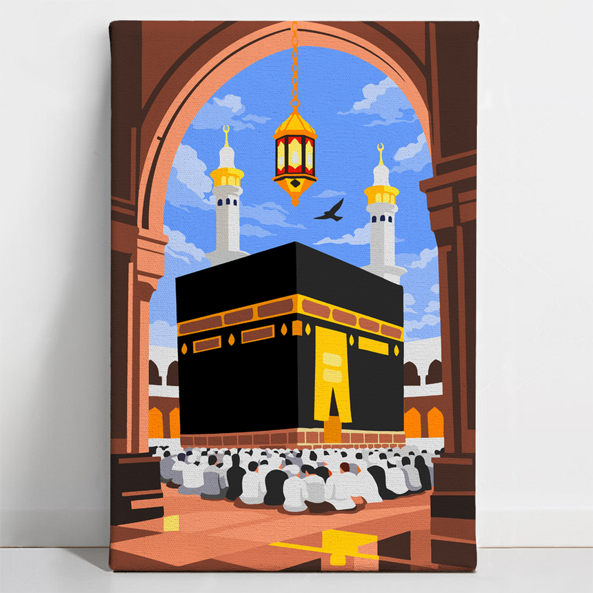 uPaint Holy Kaaba of Mecca Paint By Numbers Kit