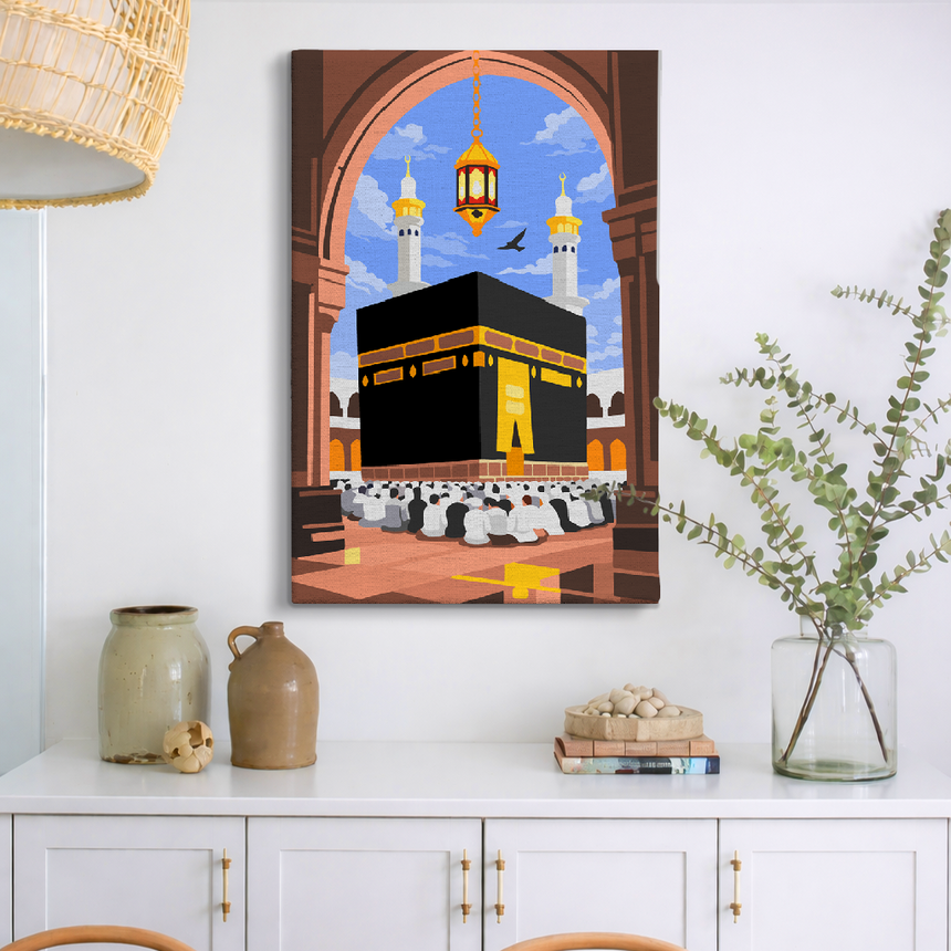 uPaint Holy Kaaba of Mecca Paint By Numbers Kit