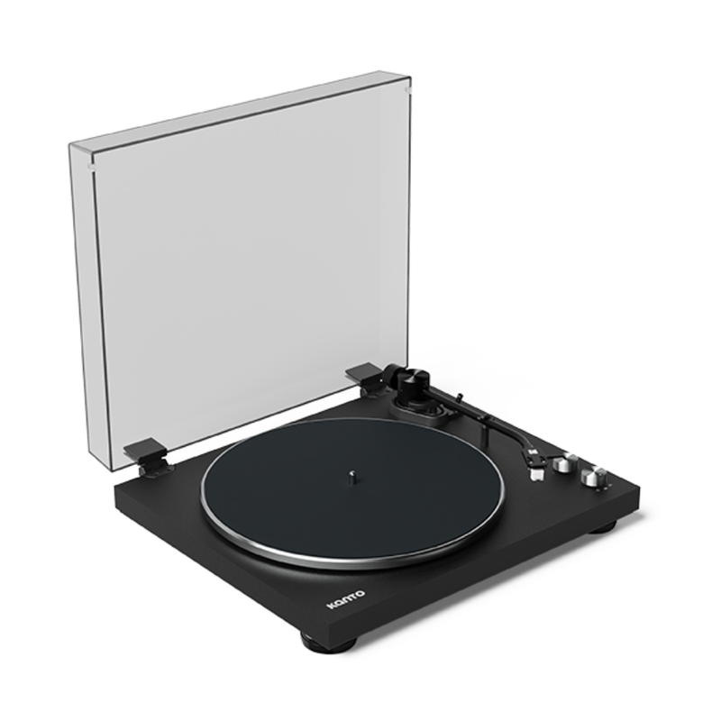 Kanto Obi3 Turntable With Bluetooth 5.3 Matte Black