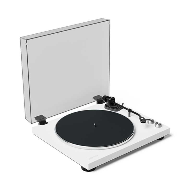 Kanto Obi3 Turntable With Bluetooth 5.3 Matte White
