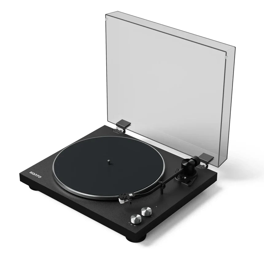 Kanto Obi3 Turntable With Bluetooth 5.3 Matte Black