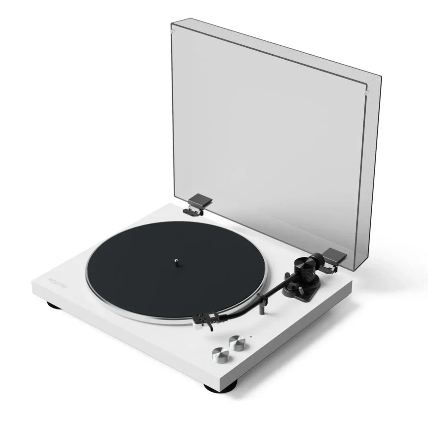 Kanto Obi3 Turntable With Bluetooth 5.3 Matte White