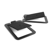 Kanto S4 Tilted Desktop Speaker Stands Black