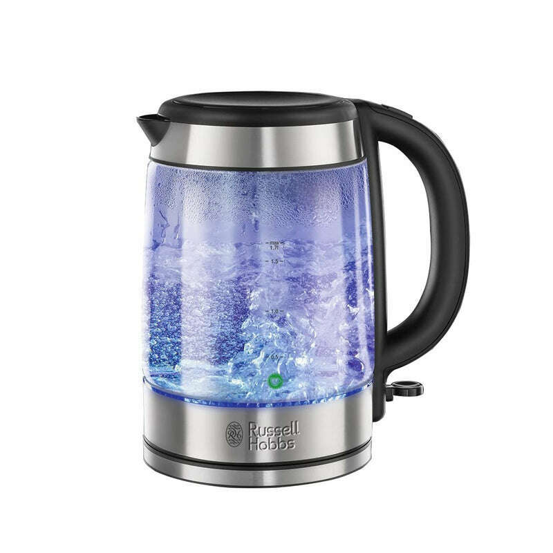 The German Outlet, Russell Hobbs, 1.7L Illuminating Glass Kettle