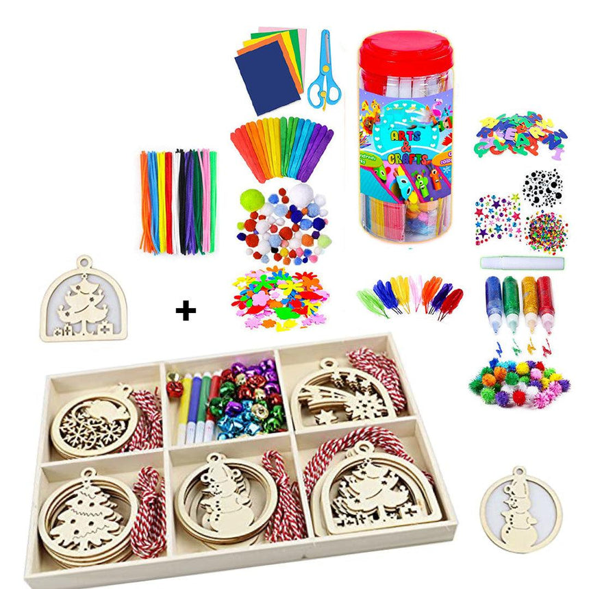 Christmas Ornaments & Arts & Crafts Kit Bundle, Style A