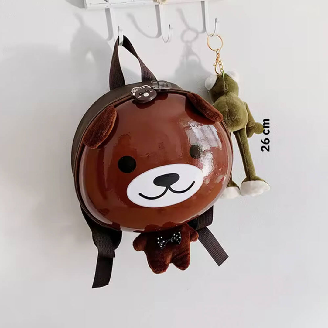 Kids Cute 3D Hard Shell Teddy Bear Backpack