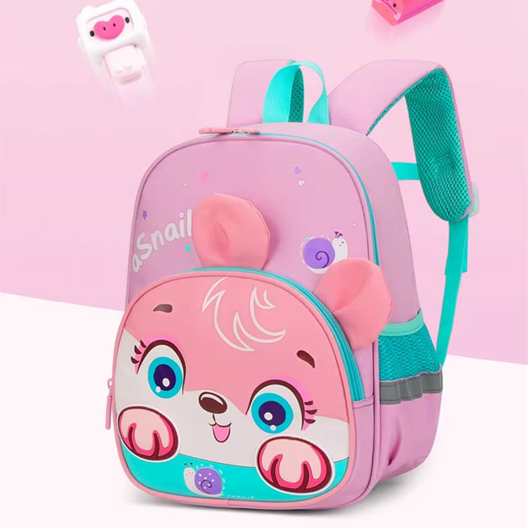 Cartoon school backpack for boys and girls aged 2 to 6 years