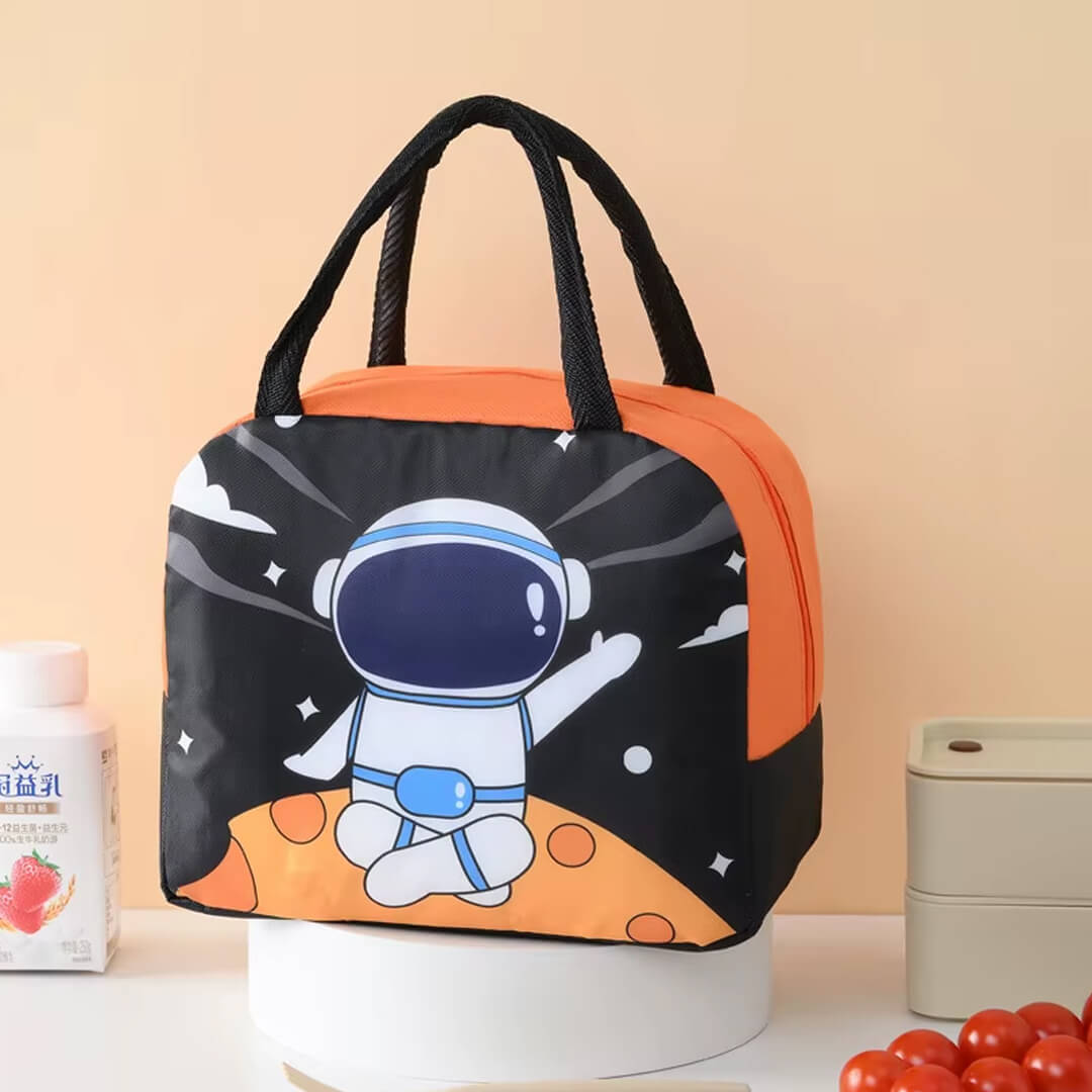 Foldable Kids Lunch Bag Dino or Astronaut Design 23x19x13 cm