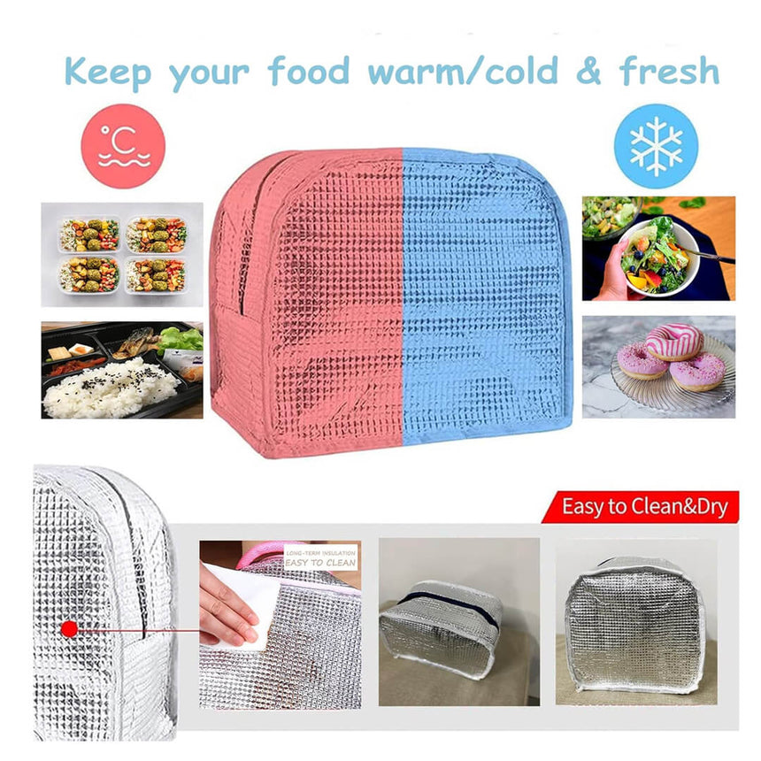 Insulated unicorn lunch bag keeps food fresh