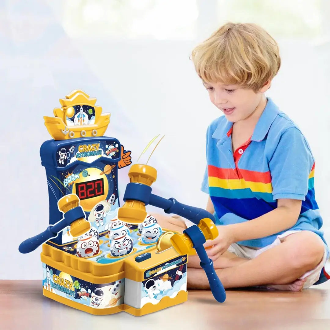 Kids Mini Electronic Attack Hammer Game - Quick Reflex Fun