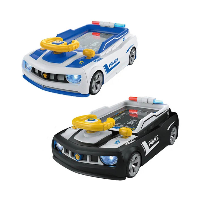 Kids' police car driving simulator steering wheel game