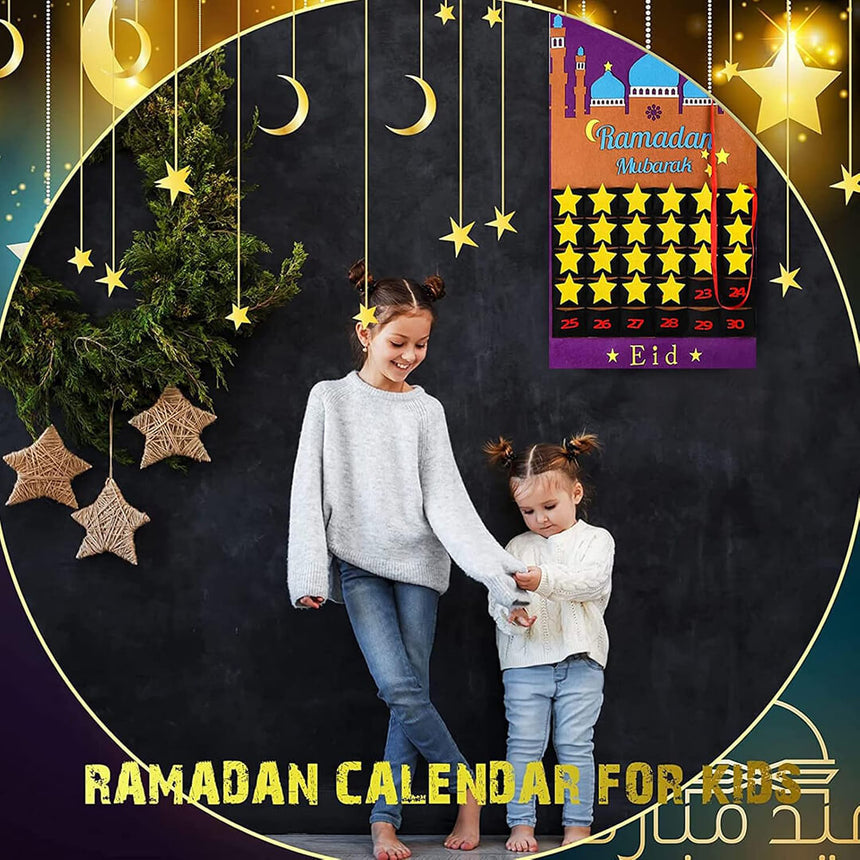 ramadan calendar for kids with 30 days compartments