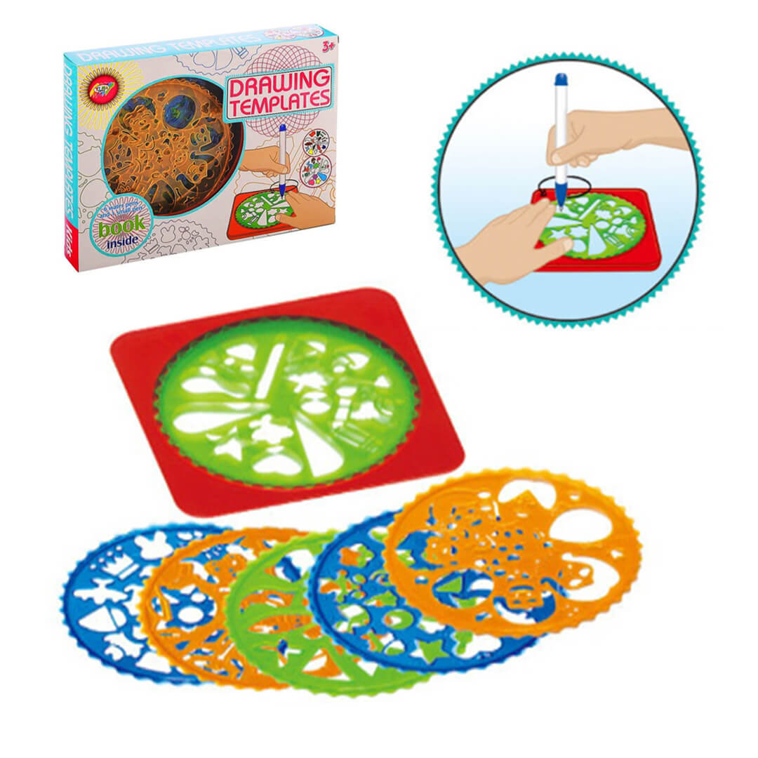 Spirograph drawing set for kids creativity