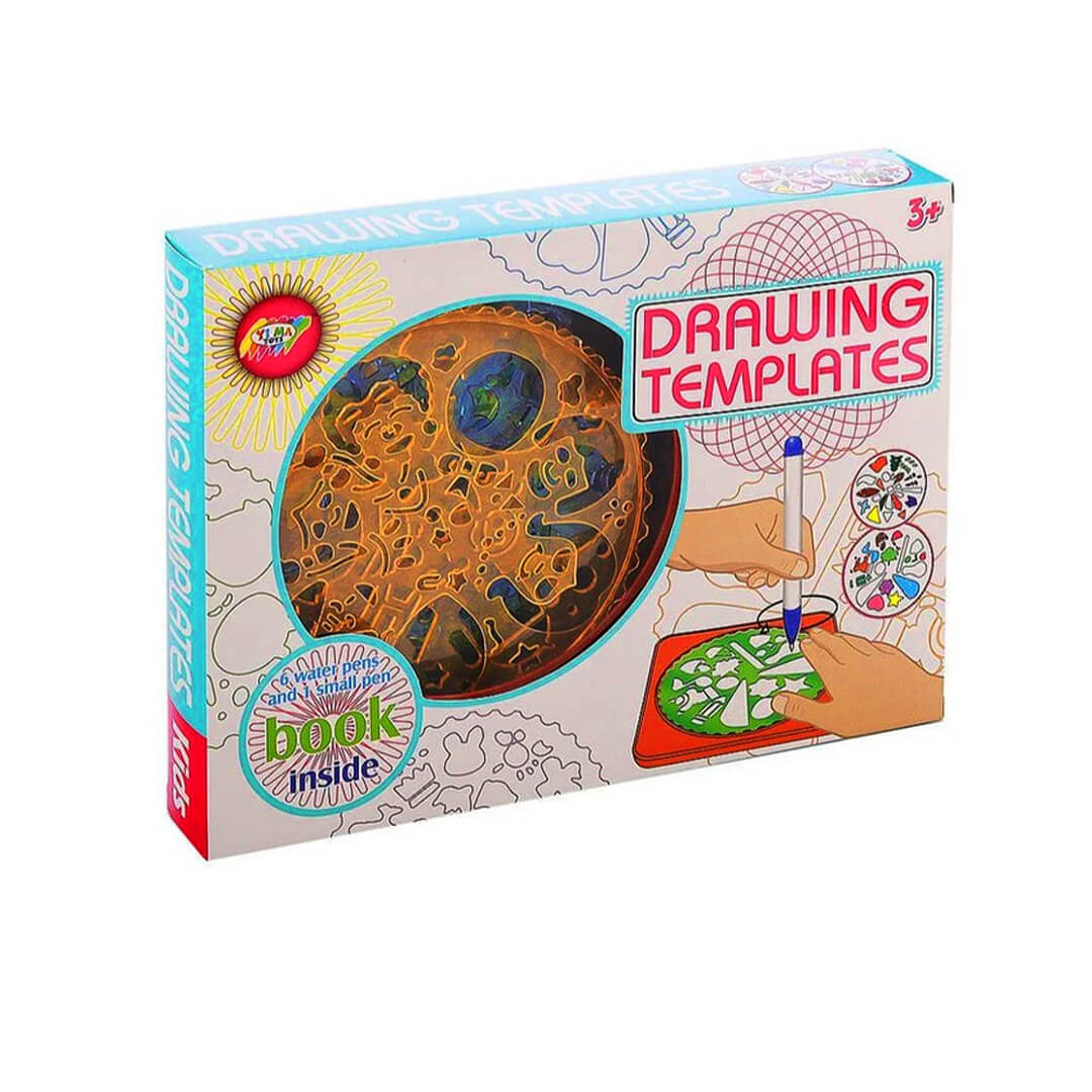 Educational spirograph drawing toy for children