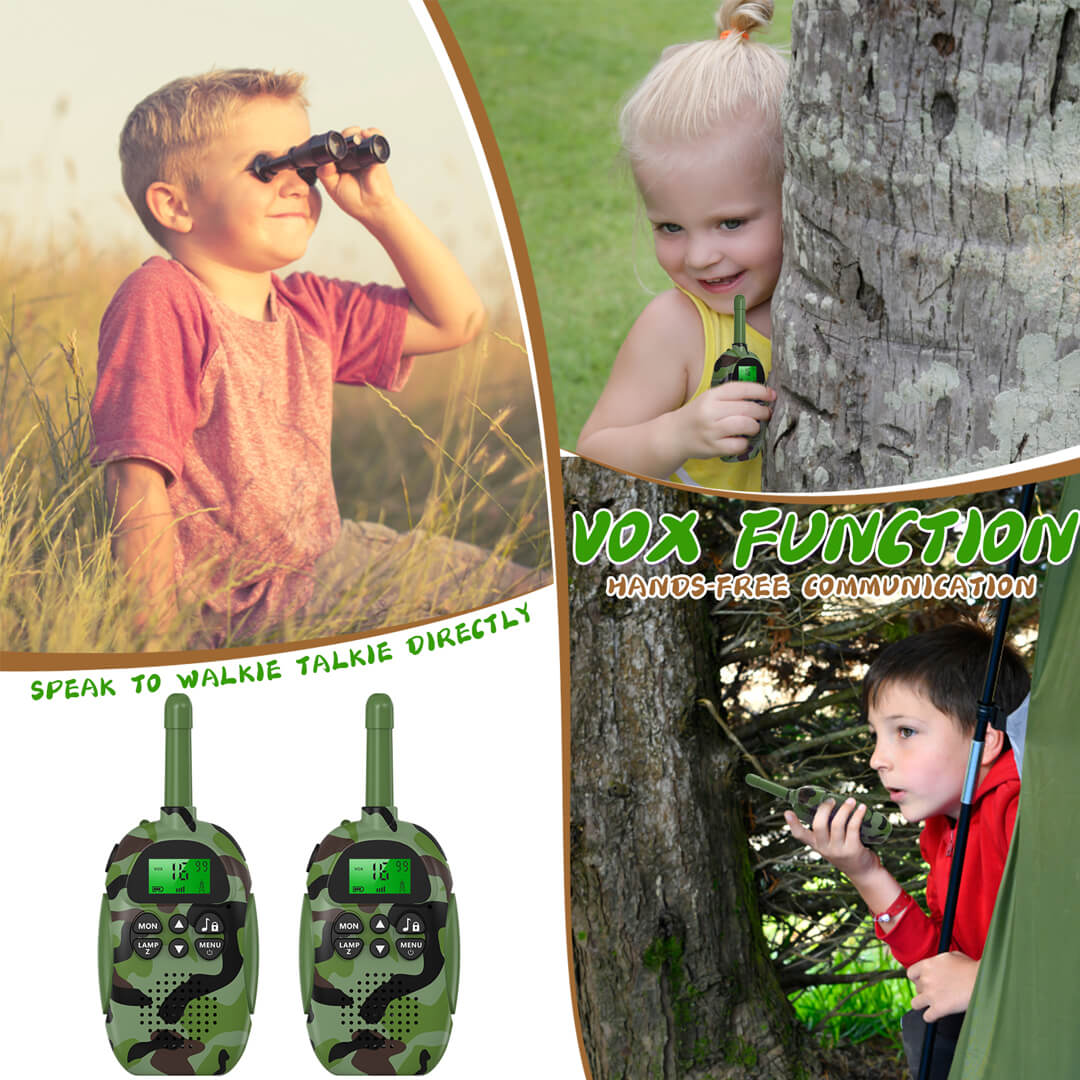 Long-range camouflage Walkie-Talkies for Kids