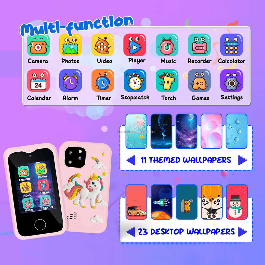 Multi-function Touchscreen Kids Smart Phone + 32GB Memory