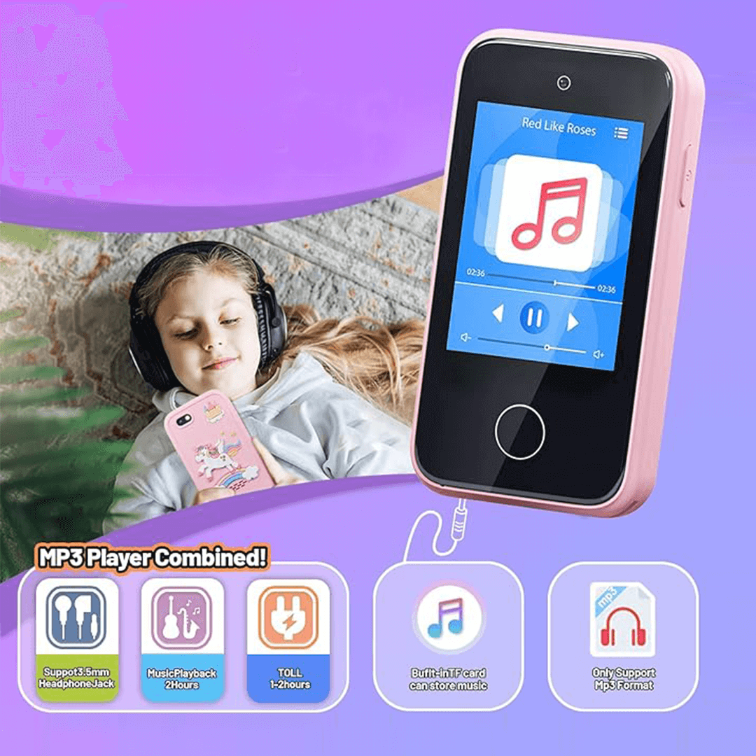 Multi-function Touchscreen Kids Smart Phone + 32GB Memory