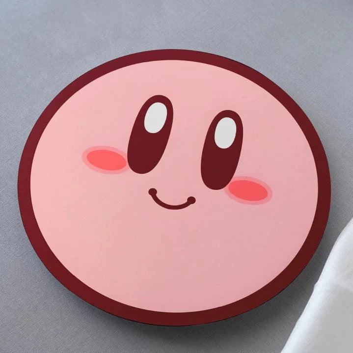 Kirby Cute MDF Coaster Kitchenware