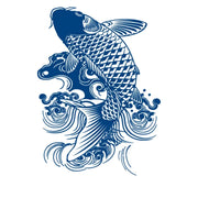 Koi Fish Semi Permanent Jagua Tattoo