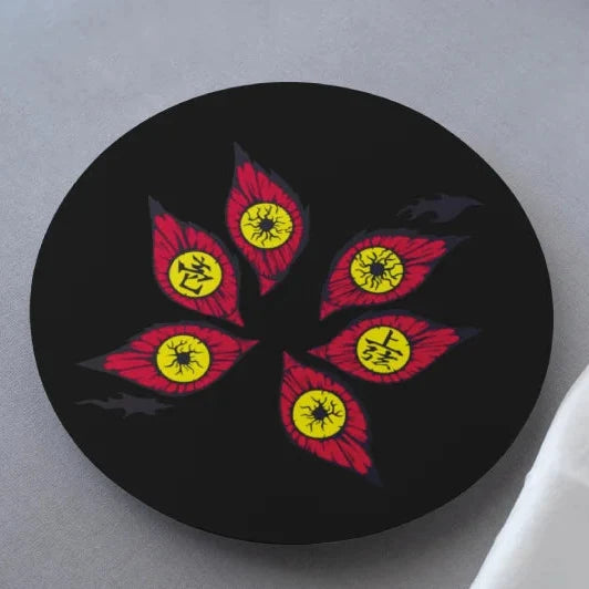 Upper Moon Rank One Demon Slayer kokushibo Eyes Coaster MDF