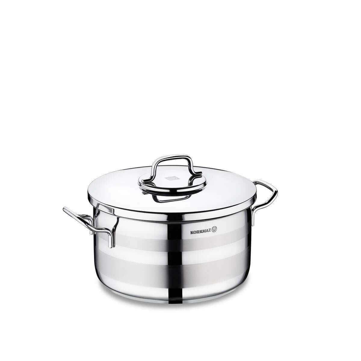Astra Collection, Stainless Steel Casserole Cooking Pot Astra Collection, Stainless Steel Casserole Astra Collection, Stainless Steel Casserole Korkmaz