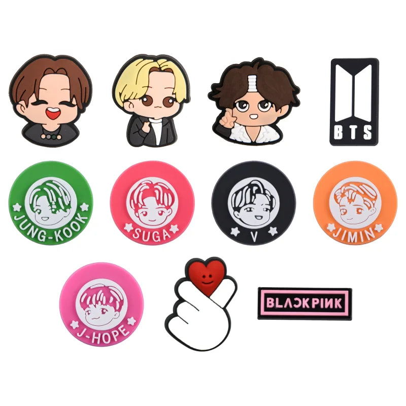 KPOP BTS and Blackpinkg Croc Charms for Crocs | Jibbitz