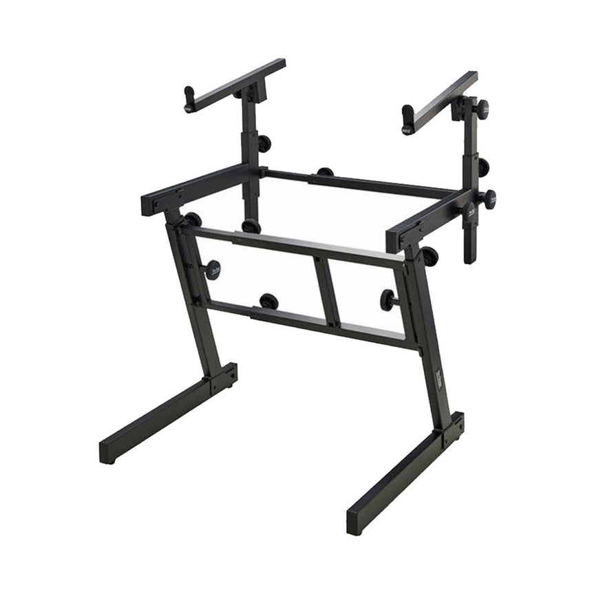 On-Stage Folding-Z Keyboard Stand With Second Tier