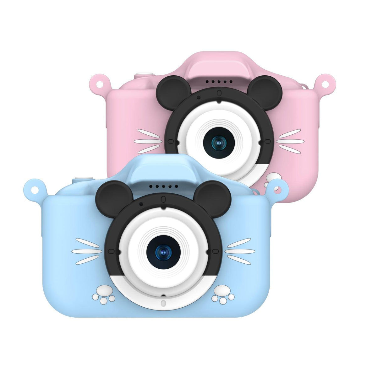 Mickey & Minnie Anti-Drop Dual-Lens Camera + 32GB Card
