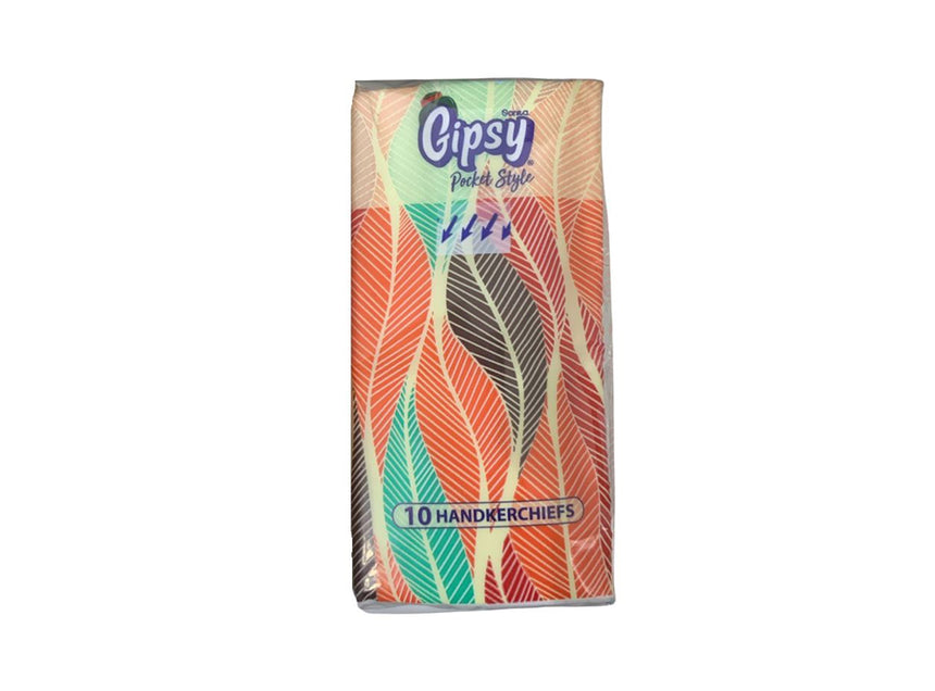 Gipsy Pocket Style Handkerchiefs 10 Pieces