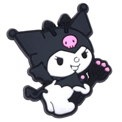 Kuromi with Trident Sanrio Studio Jibbitz Croc Charms - Crocs