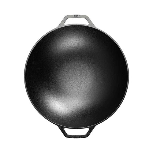 LODGE 36Cm Seasoned Cast Iron Wok Cast Iron LODGE 36Cm Seasoned Cast Iron Wok LODGE 36Cm Seasoned Cast Iron Wok Lodge
