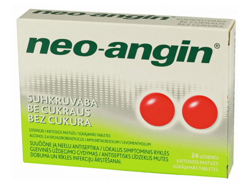 Med Angin Sugar Free Original 24 Lozenges