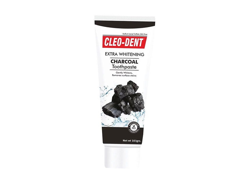 Cleo Dent Tooth Paste Extra Whitening Charcoal 2060 75 mL