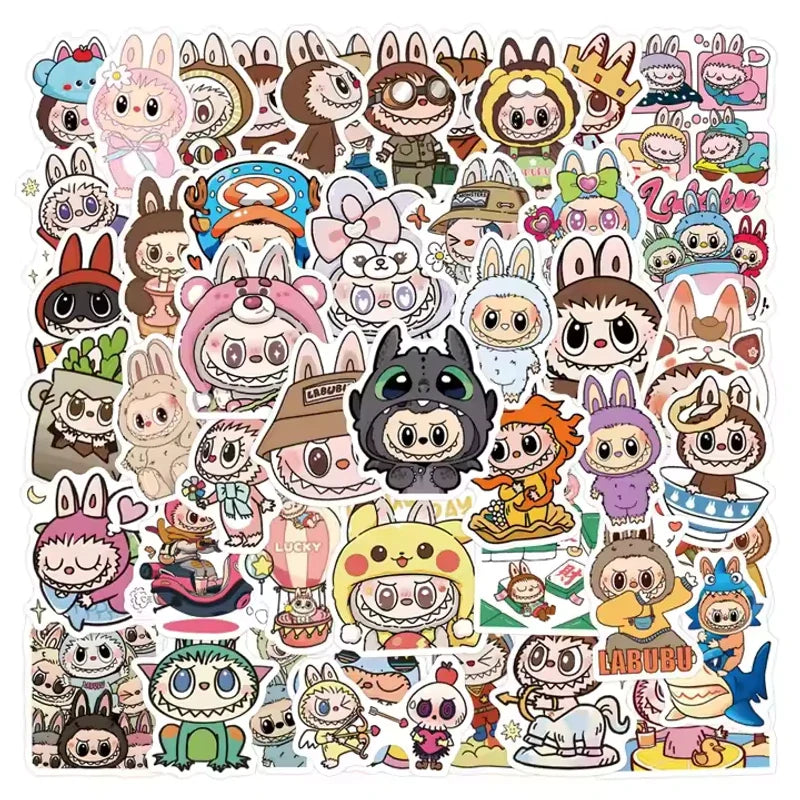 Labubu Sticker Sets 60 pieces