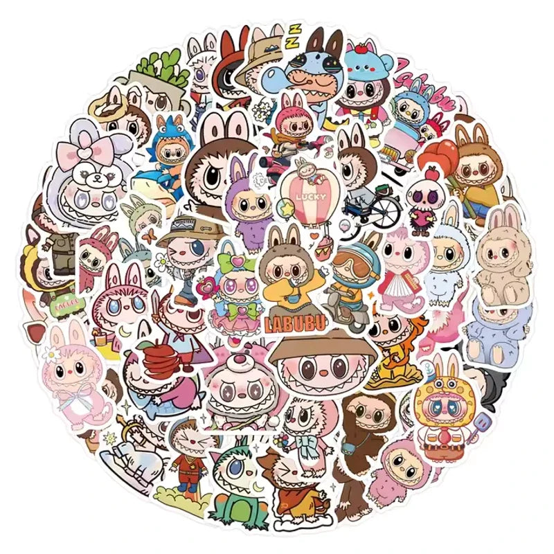 Labubu Sticker Sets 60 pieces