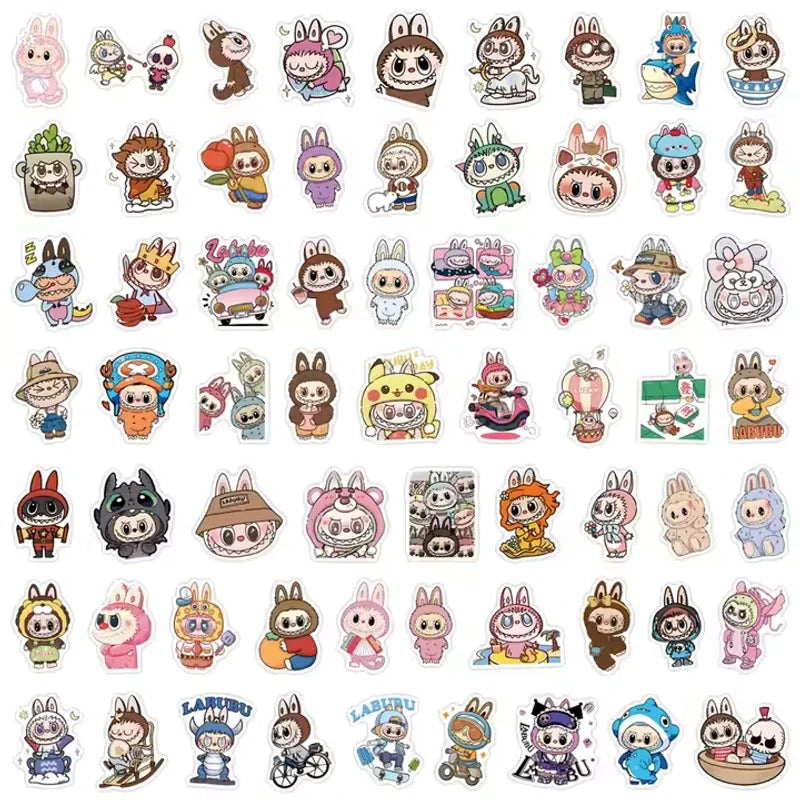 Labubu Sticker Sets 60 pieces
