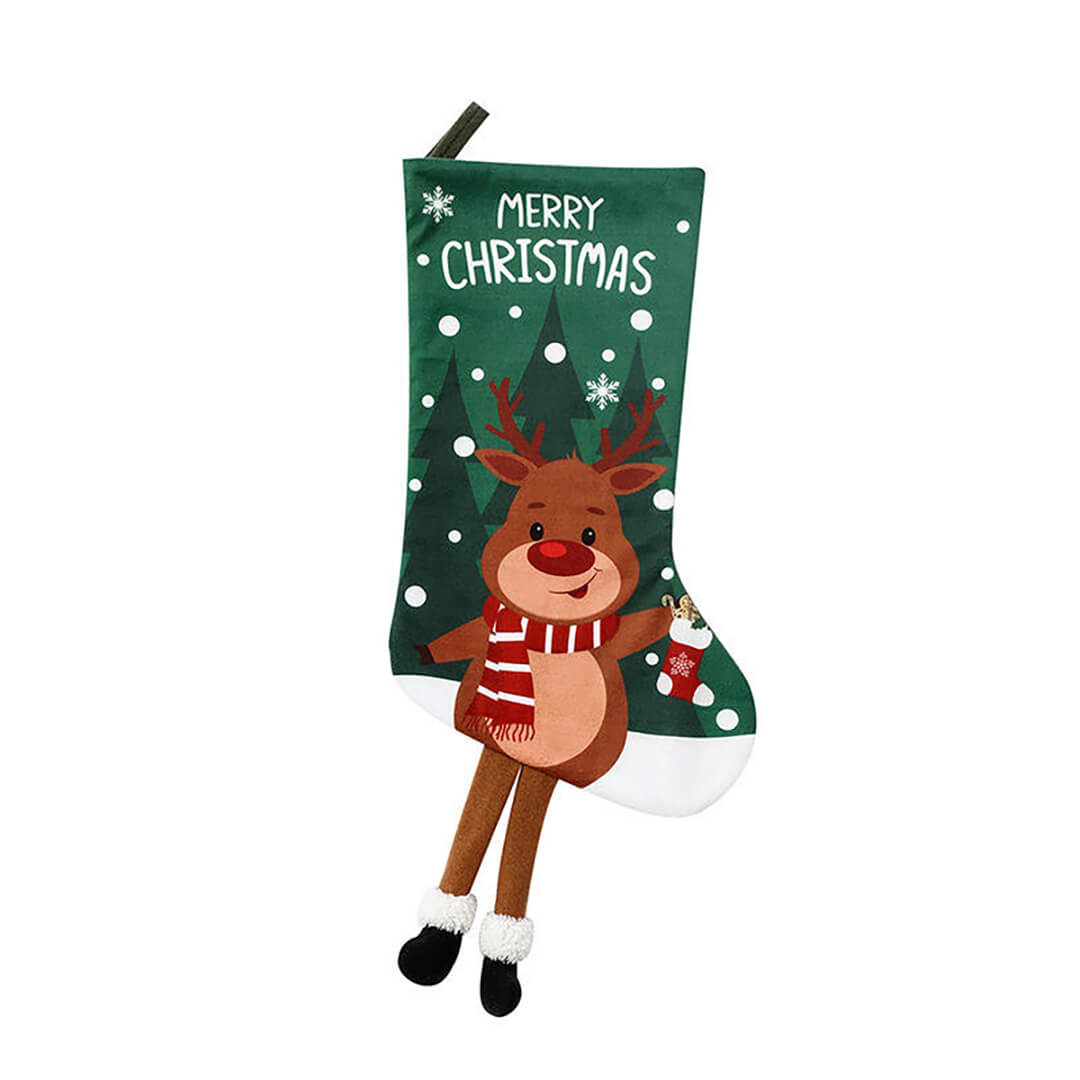 Large Stocking Decoration For Fireplace And Gifting 26x46 cm