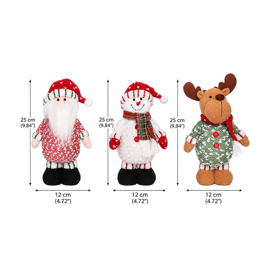 Light-up Christmas dolls for festive home decoration