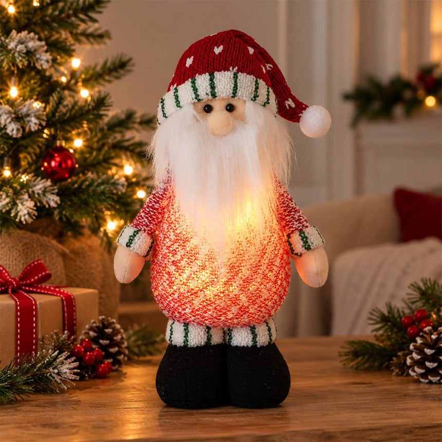 Santa LED light-up Christmas decoration