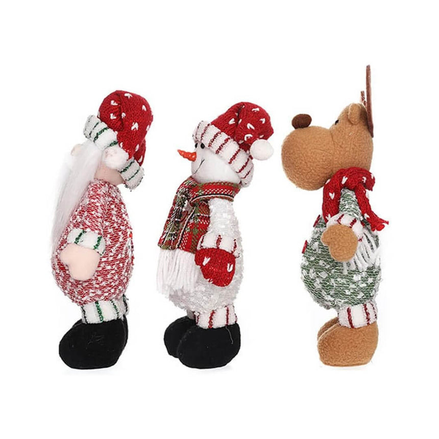 Christmas Santa Snowman and Deer decorations with LED lights